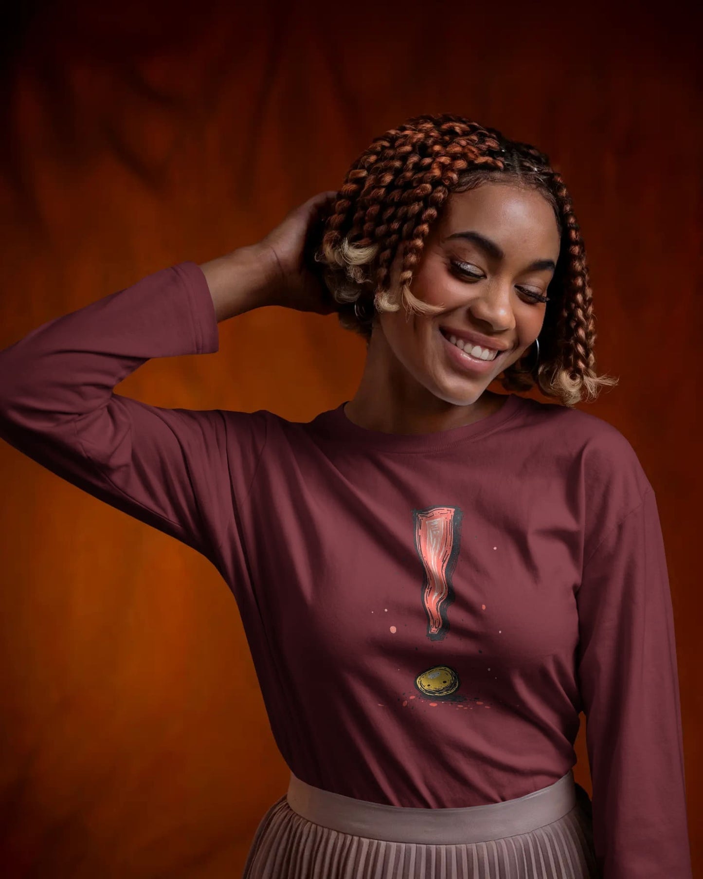 Exclamatory mark- Women Full Sleeve T-shirt
