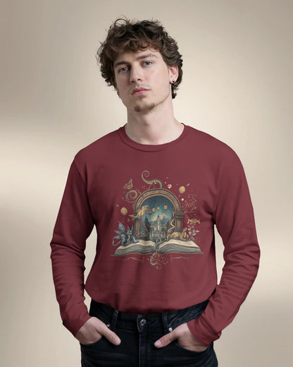 Magical Book- Men Full Sleeve T-shirt