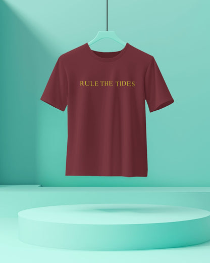 Rule The Tides- Women Half Sleeve Round Neck T-shirt