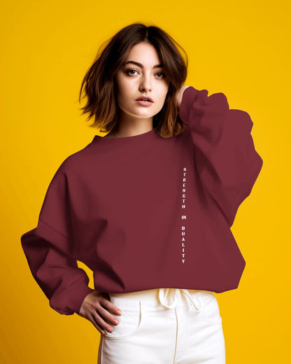 Strength in Duality-Women Sweatshirt