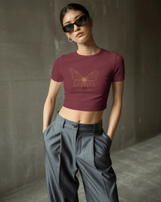 Butterfly- Crop Top