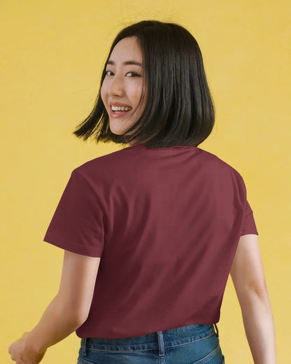 Plain - Women Half Sleeve Round Neck T-Shirt