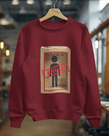 Fragile- Men Sweatshirt