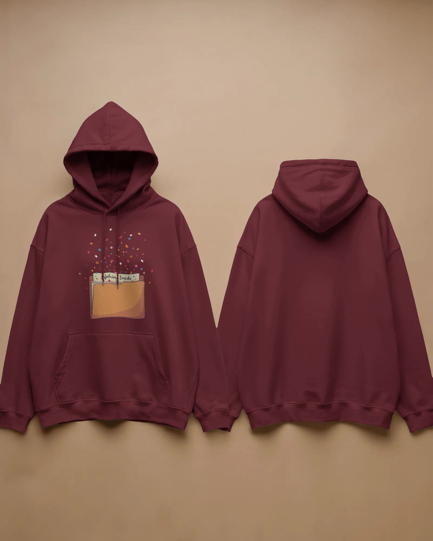 Nothing Inside File -Men Hoodie