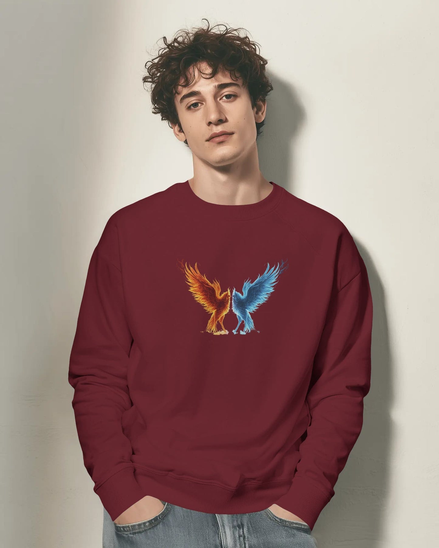 Fire & Ice-Men Sweatshirt