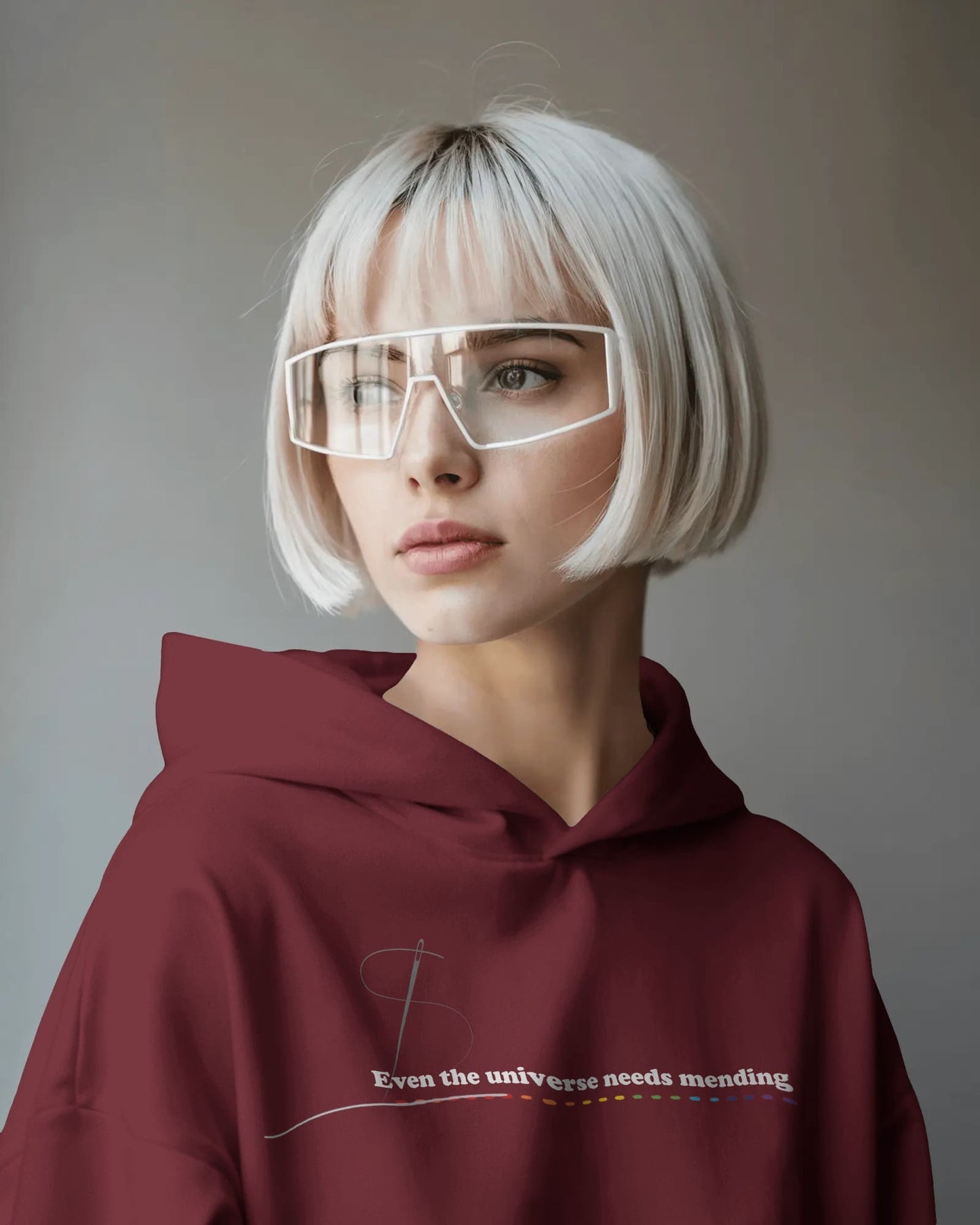 Rainbow Sketch- Women hoodie