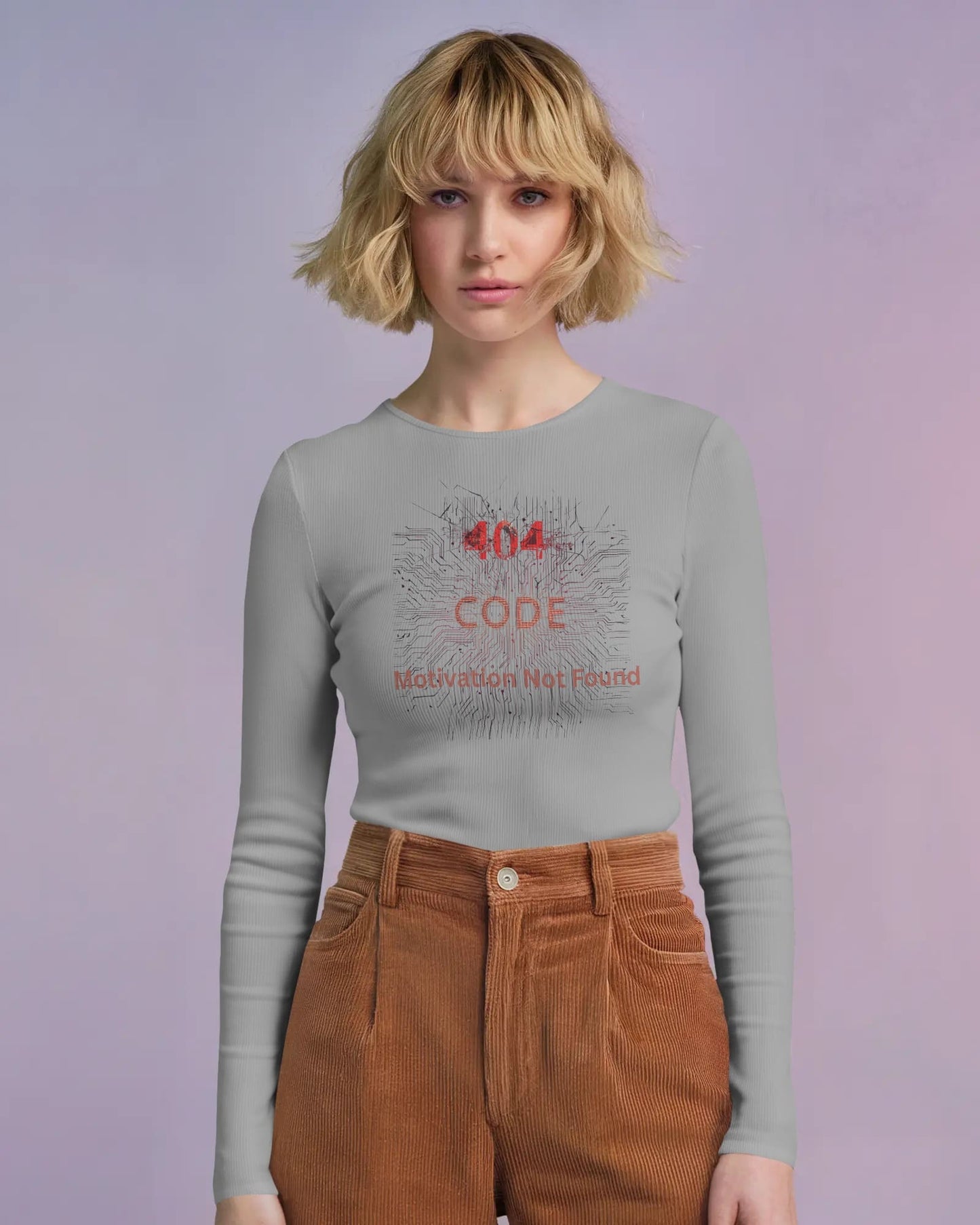 Error 404 Code- Women Full Sleeve T-shirt