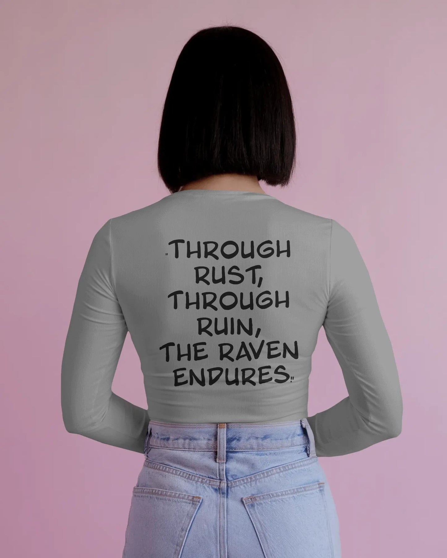 The Raven Endures- Women Full Sleeve T-shirt