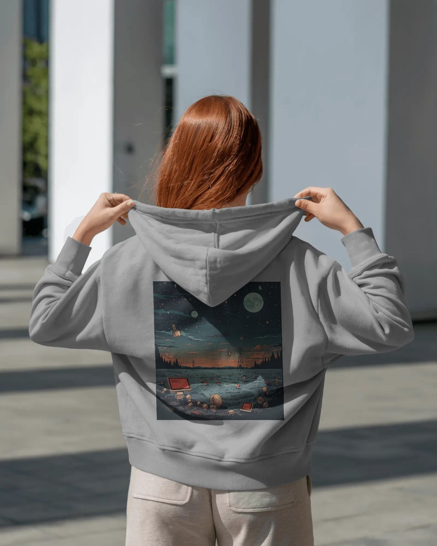 Satellite Space- Women Hoodie