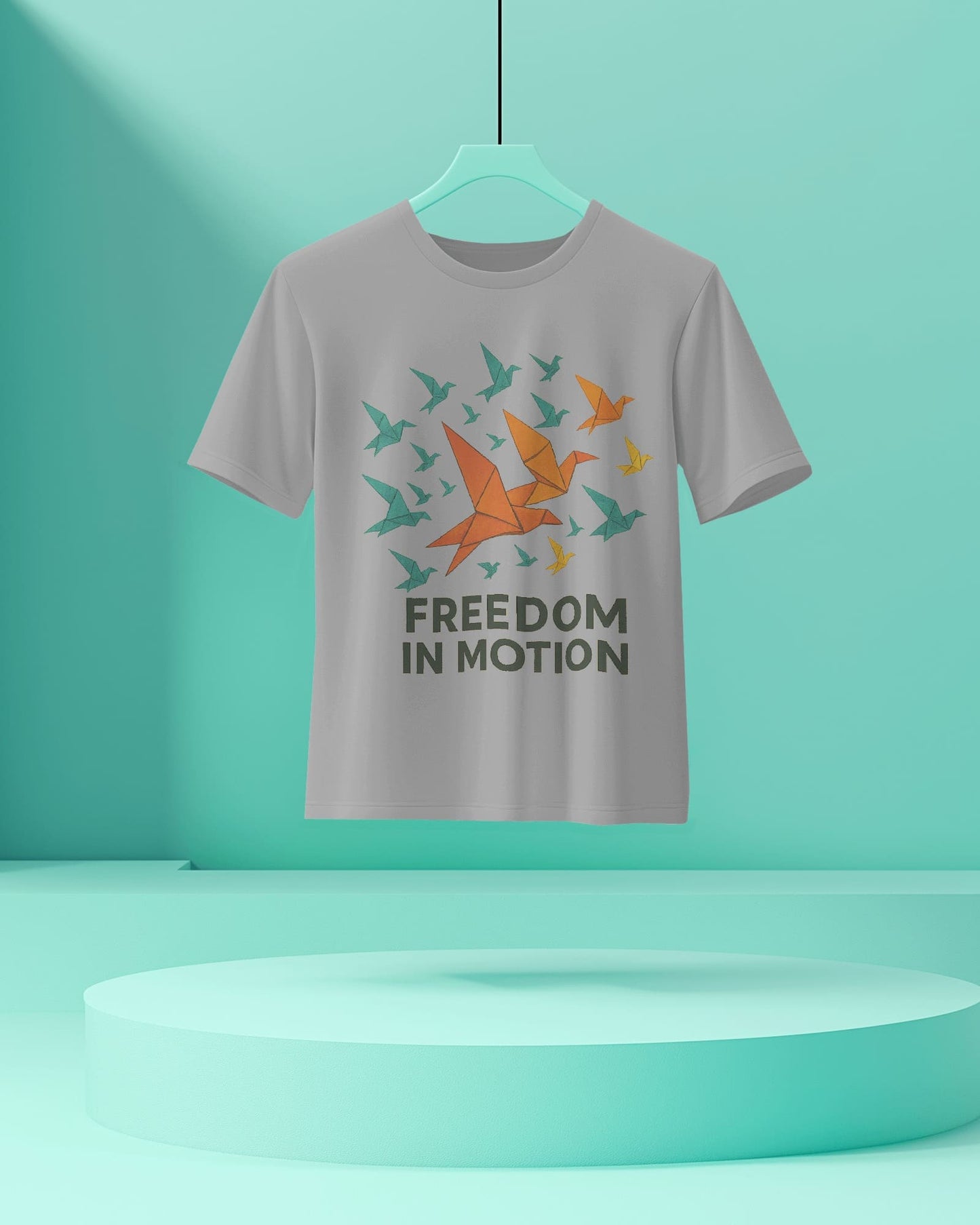 Freedom In Motion- Women Half Sleeve Round Neck T-shirt