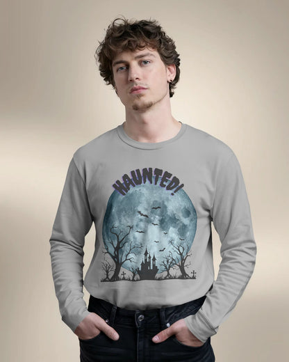Haunted View- Men Full Sleeve T-shirt