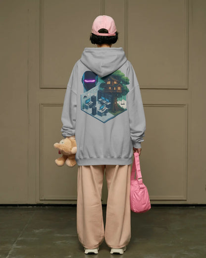 Where Artificial Meets Organic- Women Hoodie