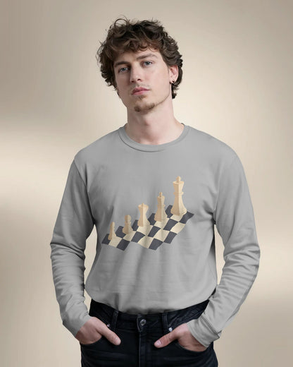 Chess- Men Full Sleeve T-shirt