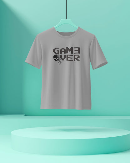 Game Over- Women Half Sleeve Round Neck T-Shirt