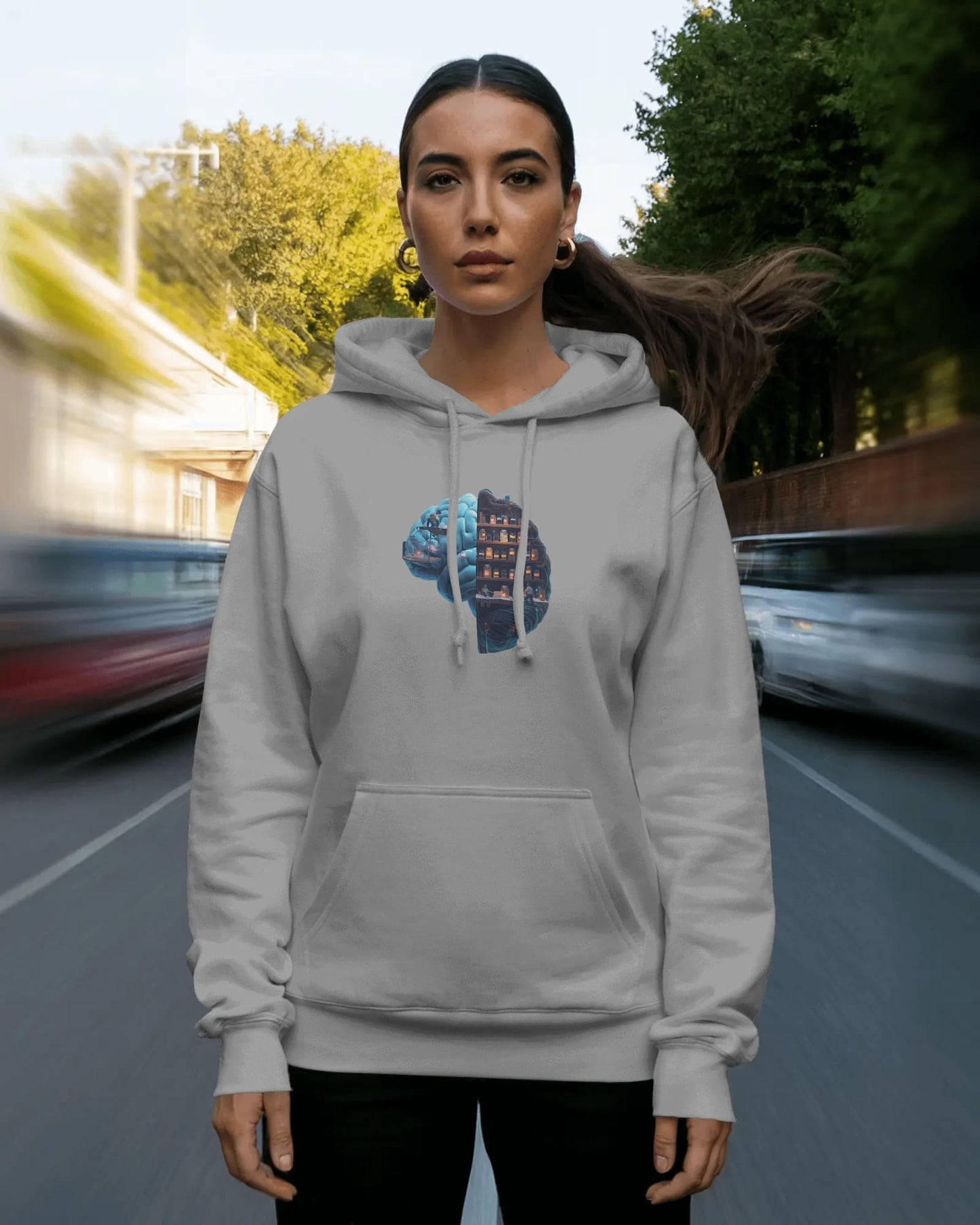 Brain- Women Hoodie