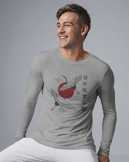 Land of Rising Sun- Men Full Sleeve T-shirt