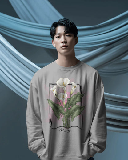 Lily Flower- Men Sweatshirt