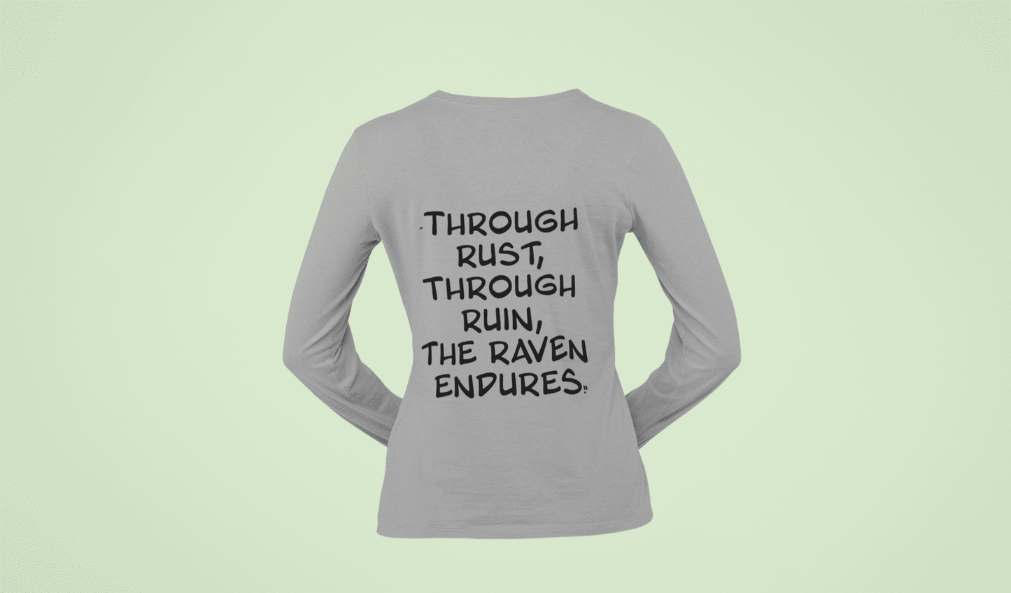 The Raven Endures- Men Full Sleeve T-shirt
