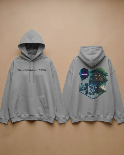 Where Artificial Meets Organic- Women Hoodie