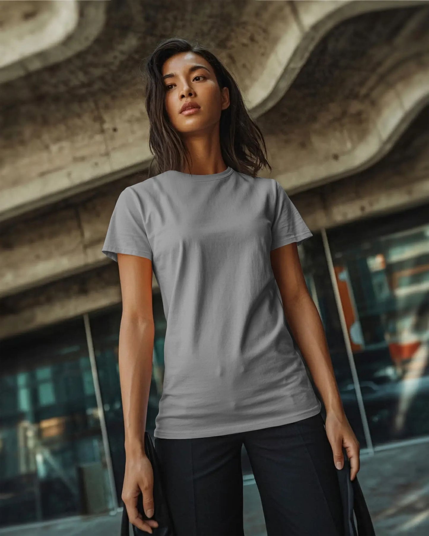 Plain - Women Half Sleeve Round Neck T-Shirt