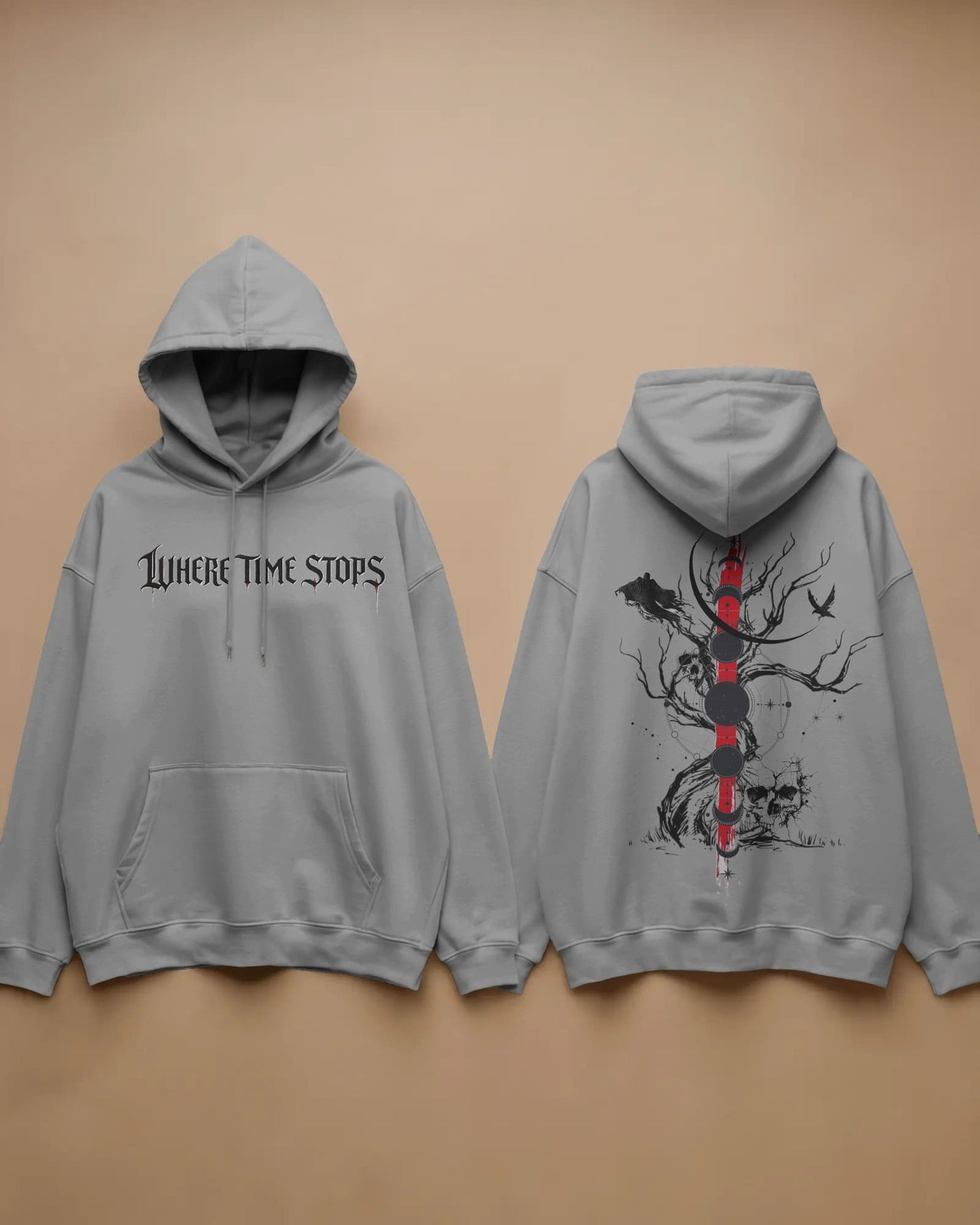 Where Time Stops-Men Hoodie