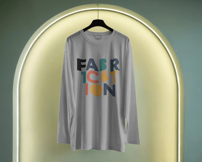 Fabrication word art- Men Full Sleeve T-shirt