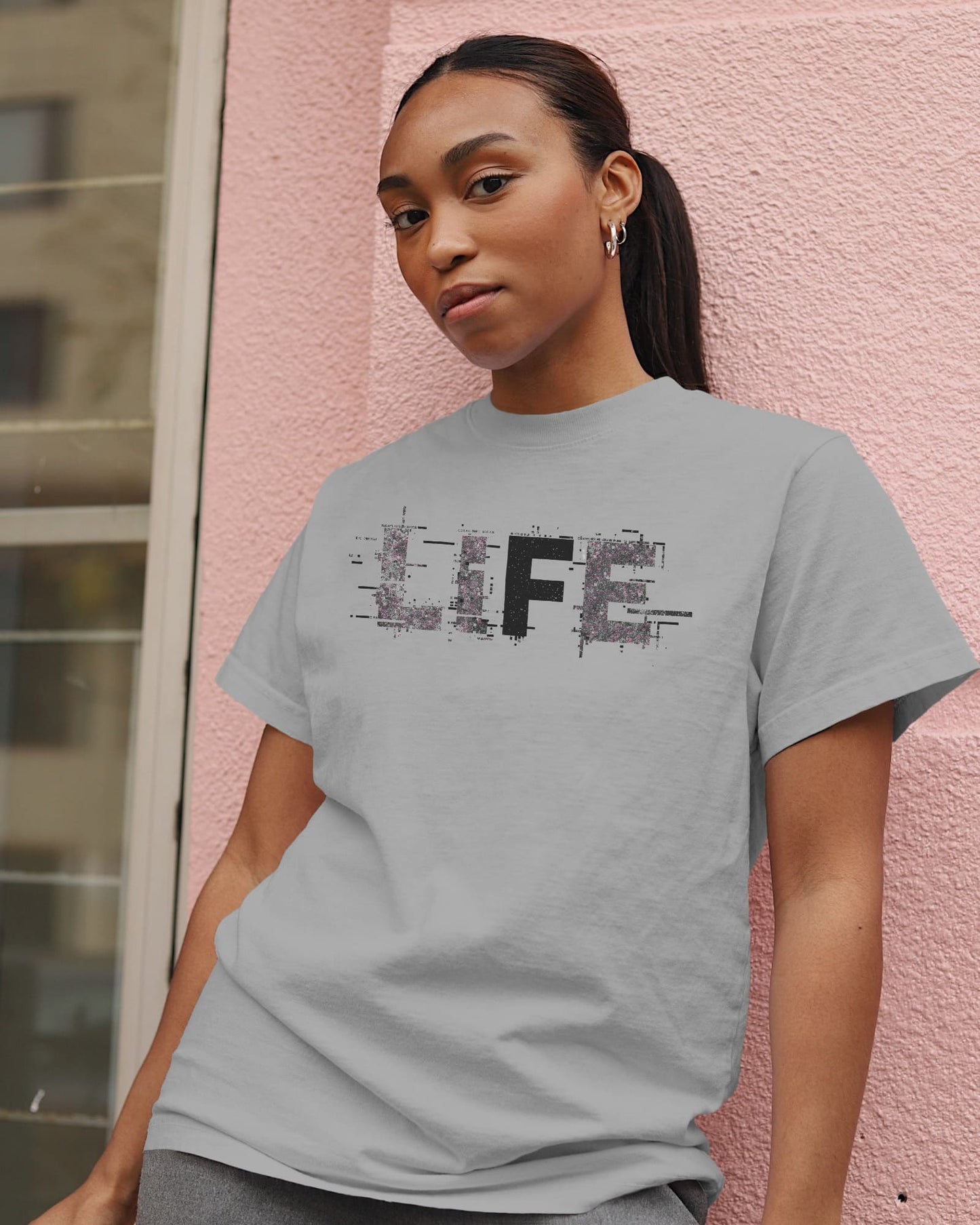 Life Abstract- Women Half Sleeve Round Neck T-Shirt