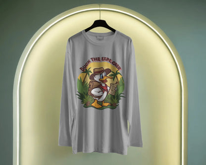 Duck the Explorer- Men Full Sleeve T-shirt