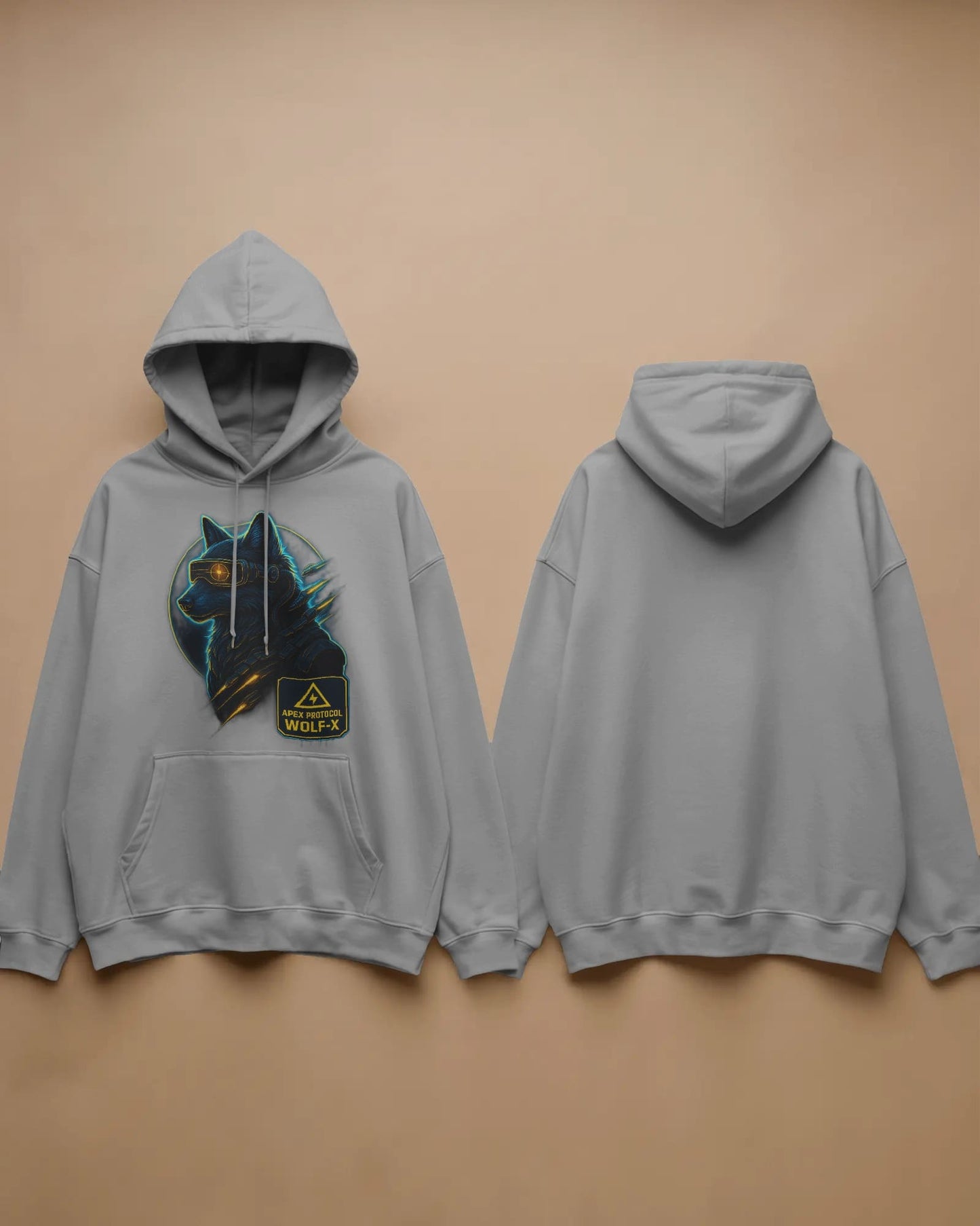 Wolf Tech- Men Hoodie