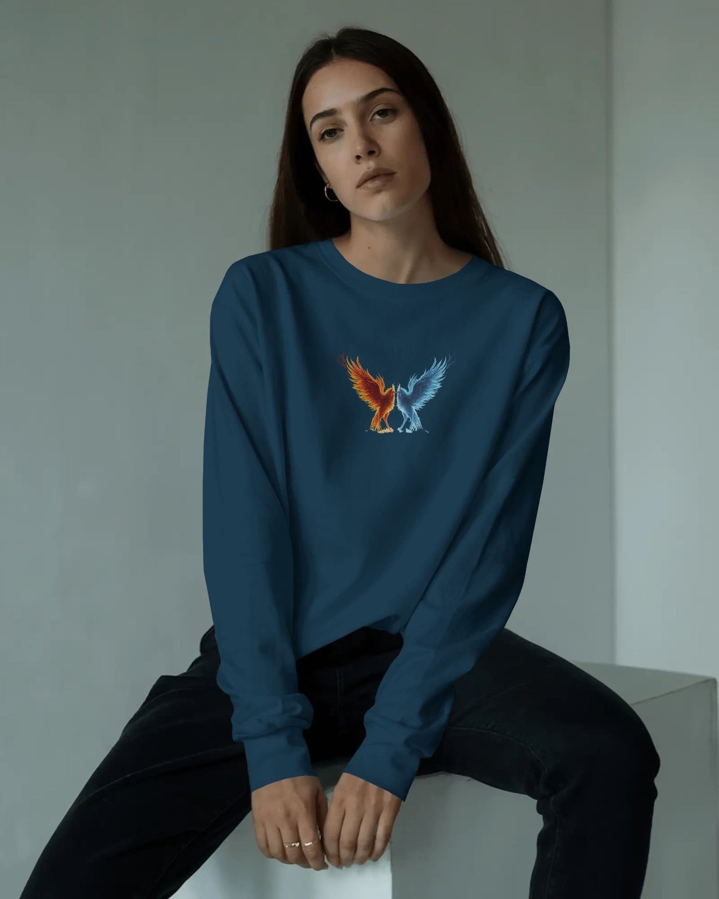 Fire & Ice-Women Sweatshirt