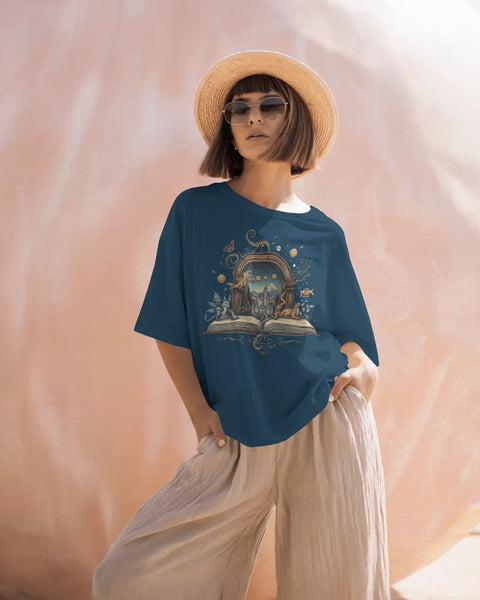 Magical Book- Women Oversize T-shirt