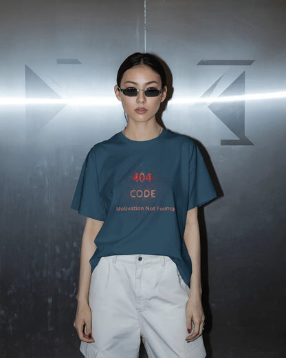 Error 404 Code- Women Oversize T-shirt