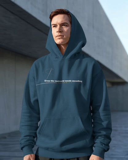 Rainbow Sketch- Men hoodie