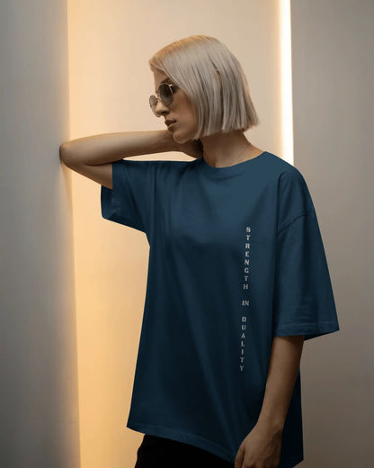 Strength in Duality-Women Oversize T-shirt