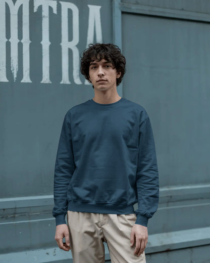 Plain Sweatshirts- Men