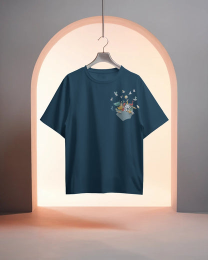 Pocket Animal- Women Oversize T-shirt