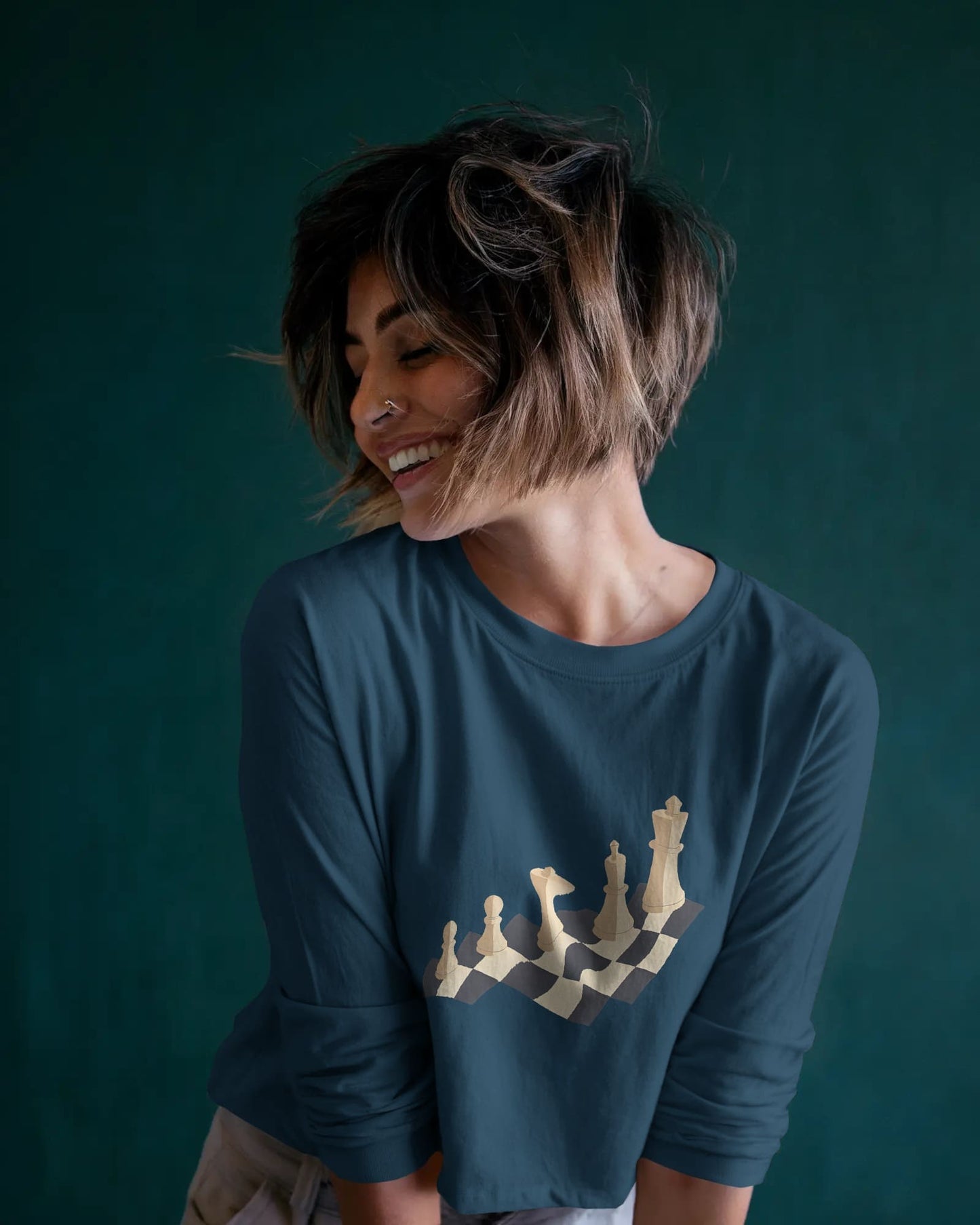 Chess- Women Full Sleeve T-shirt