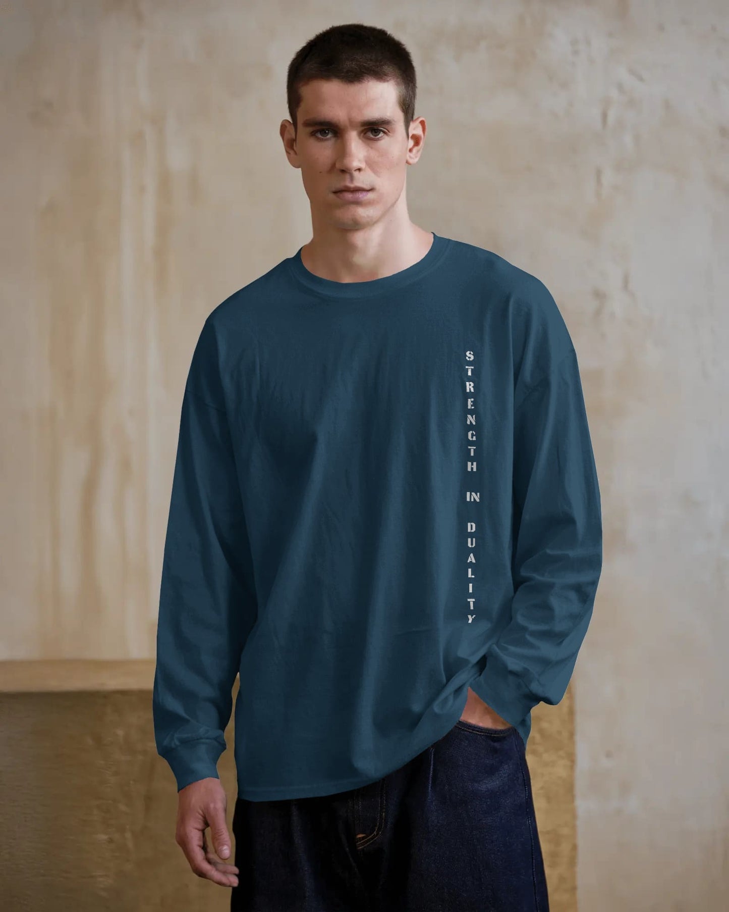 Strength in Duality- Men Full Sleeve T-shirt