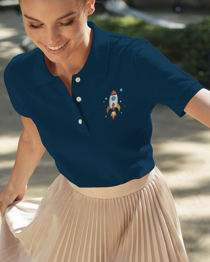 Rocket-Women Polo T-shirt