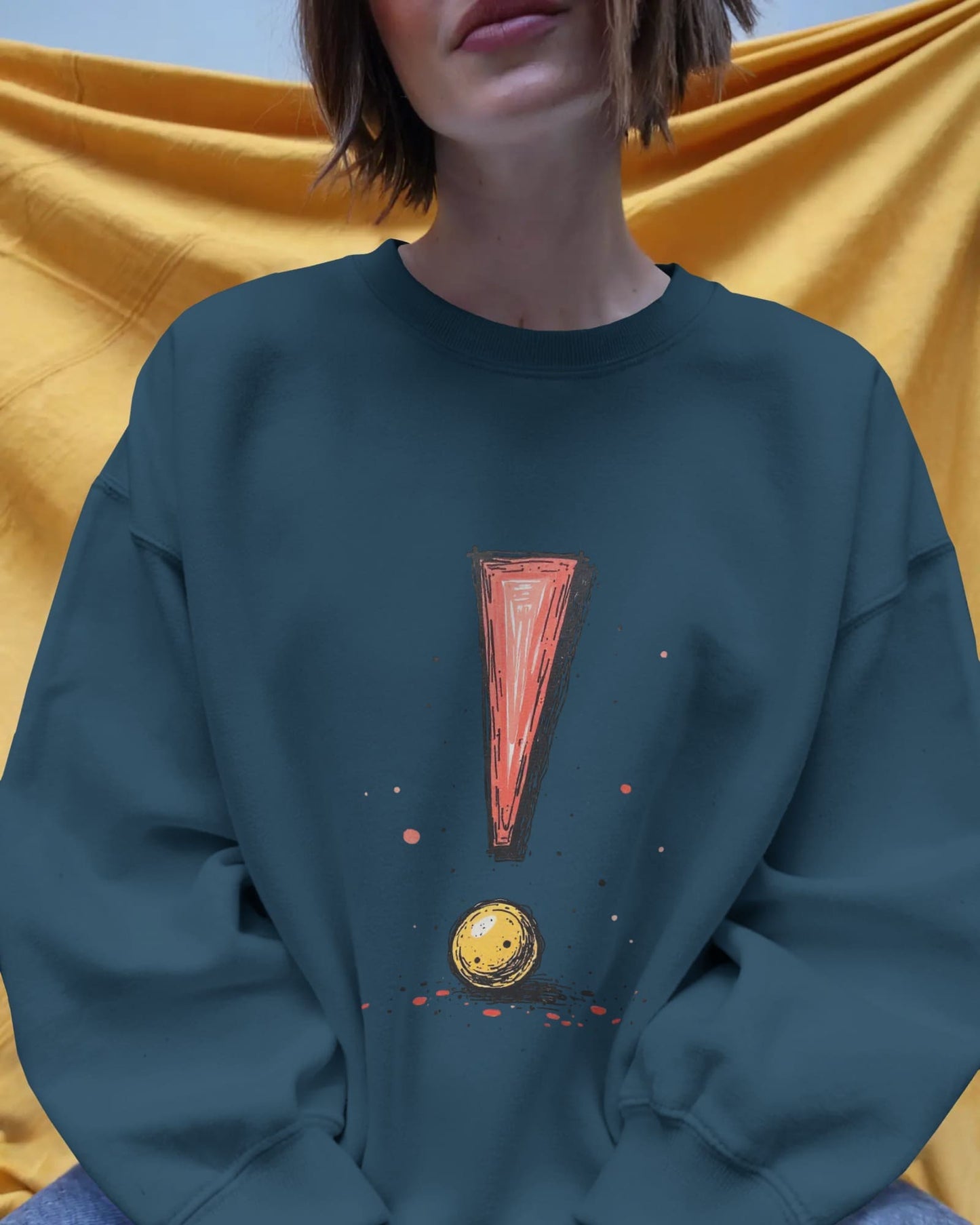 Exclamatory Mark-Women Sweatshirt