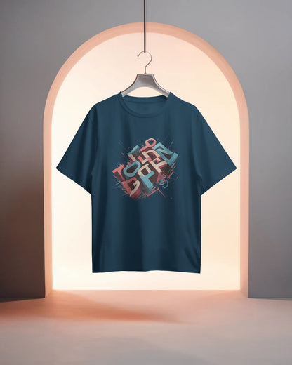 Illuded Word art-Women Oversize T-shirt