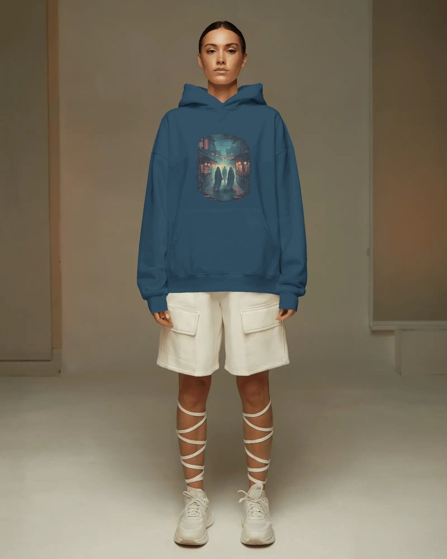 Neon Silence-Women Hoodie