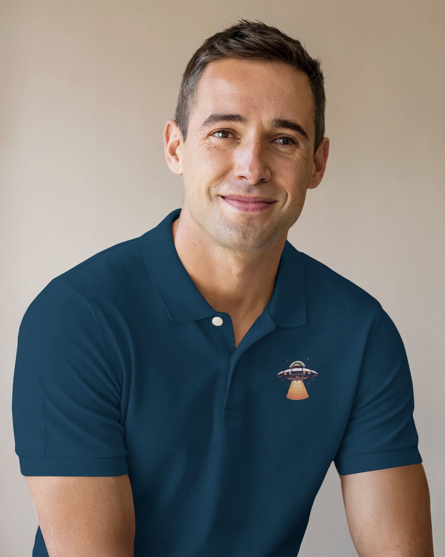 Spaceship- Men Polo T-shirt
