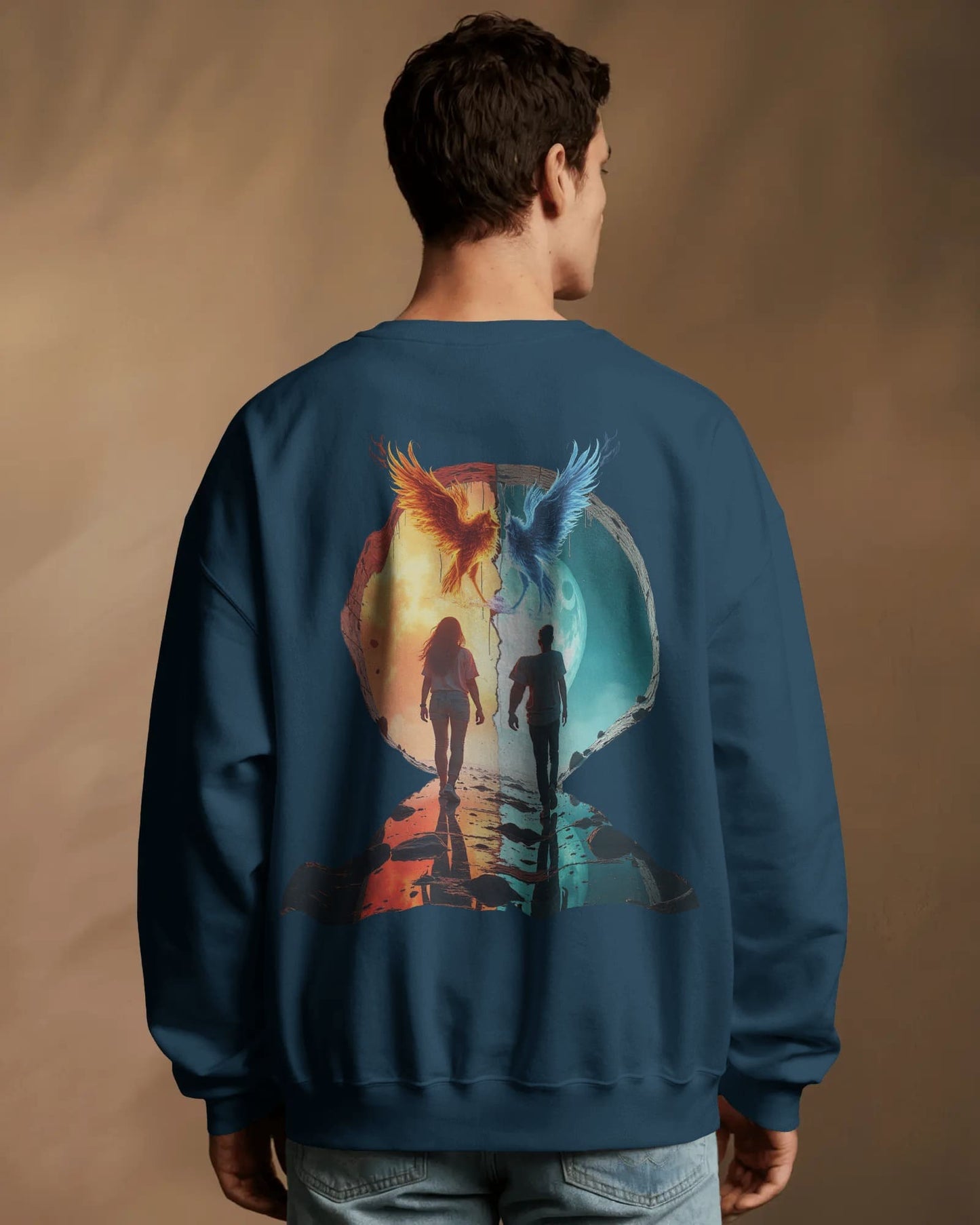 Fire & Ice-Men Sweatshirt