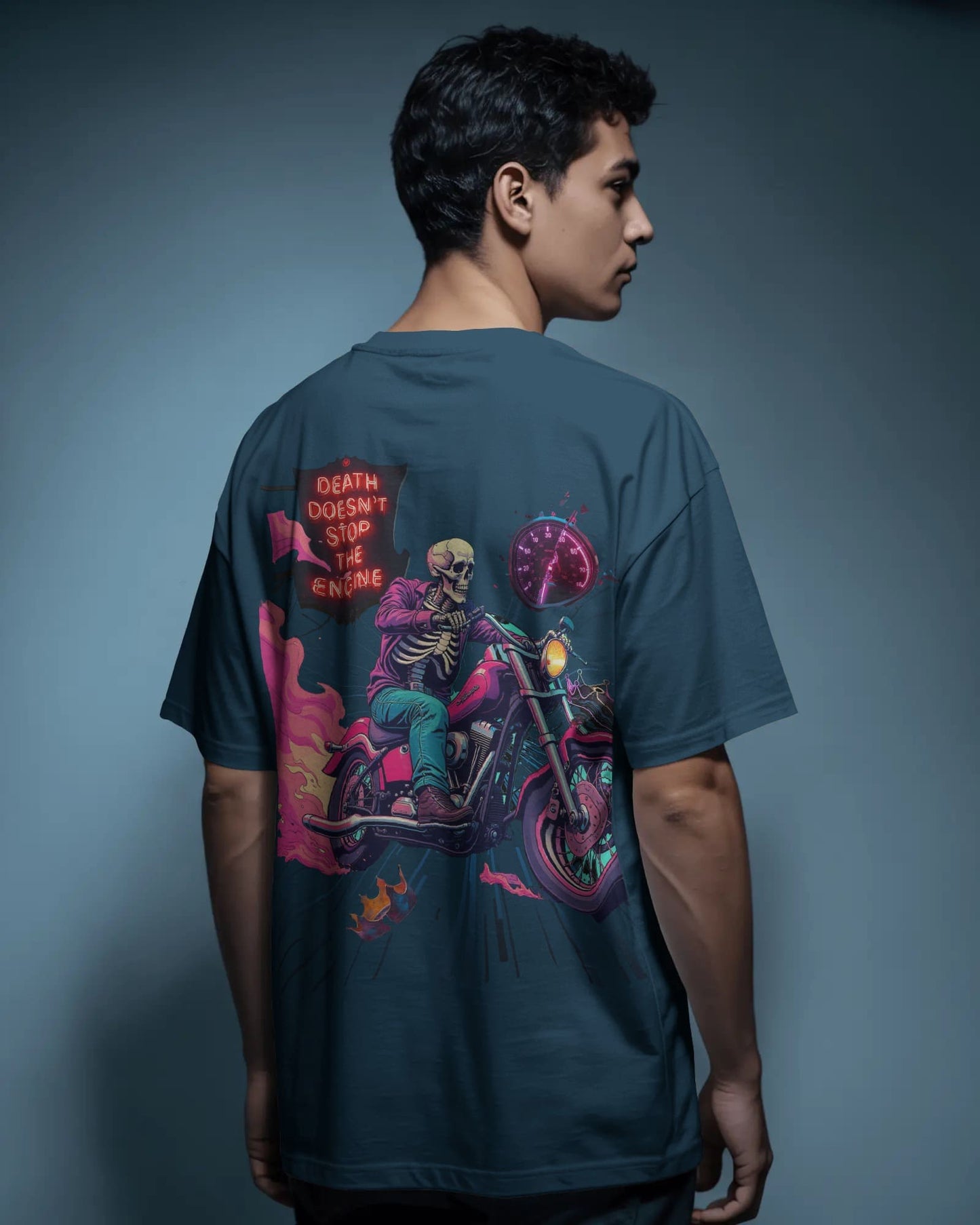 Death Rider- Men Oversize T-Shirt