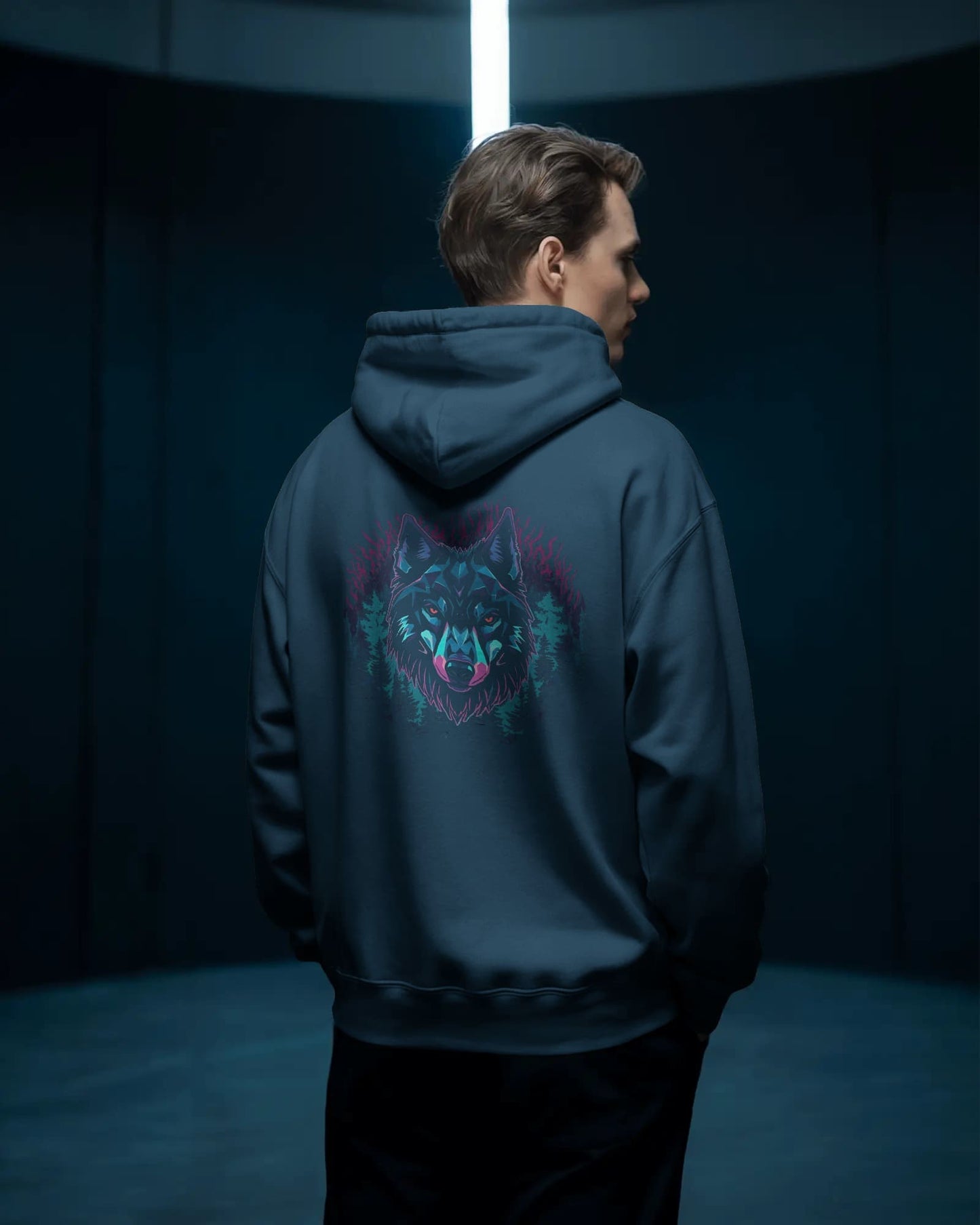 Wolf- Men Hoodie