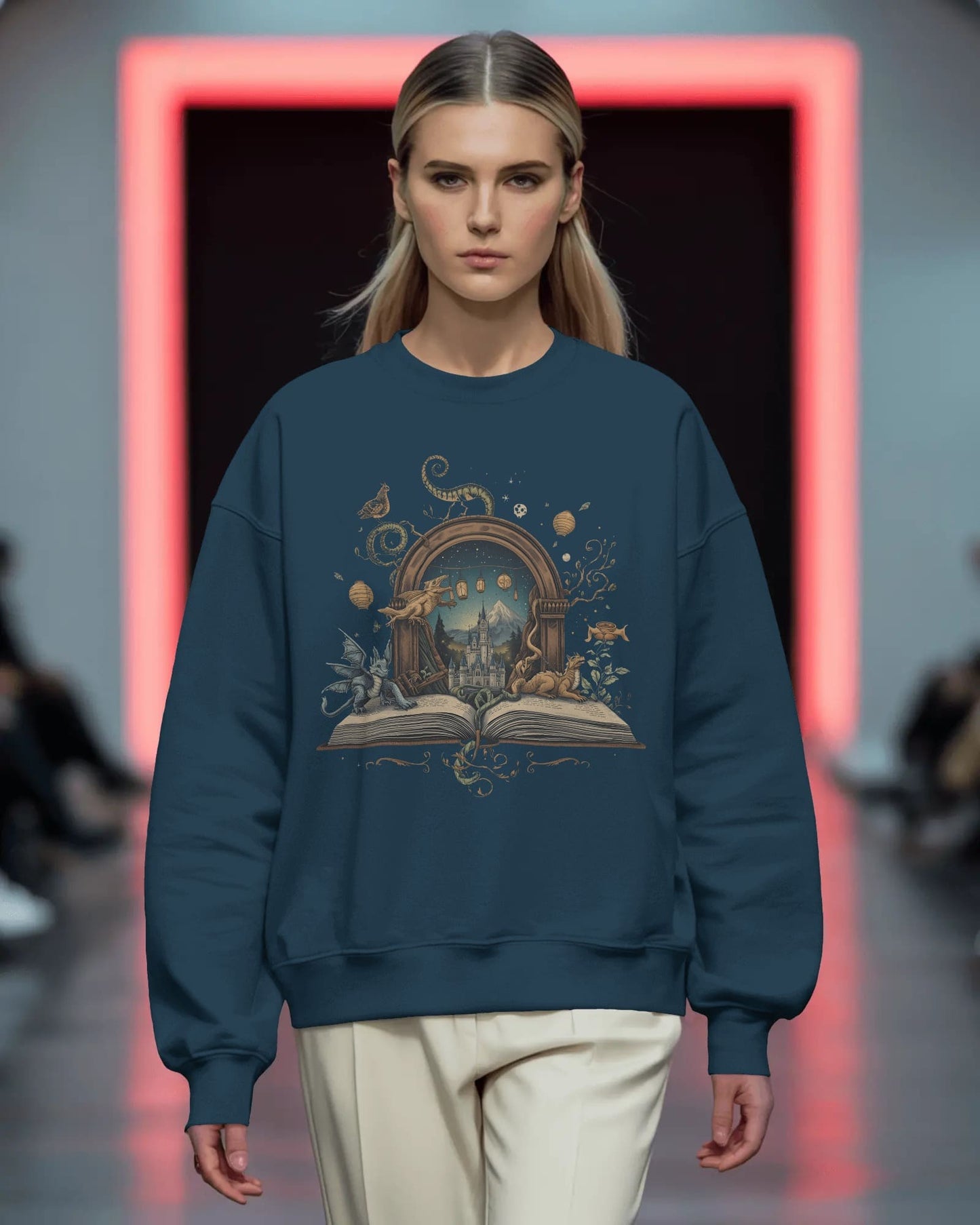 Magical Book-Women Sweatshirt