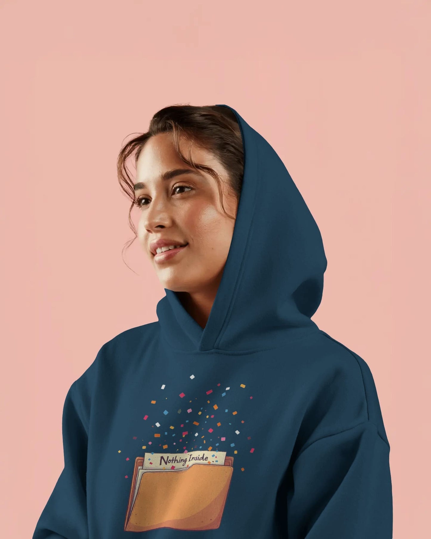 Nothing Inside File -Women Hoodie