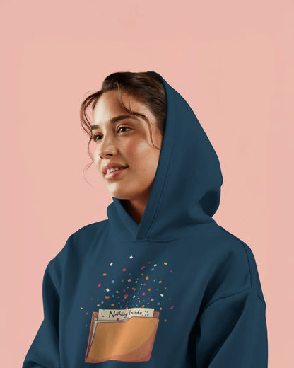Nothing Inside File -Women Hoodie