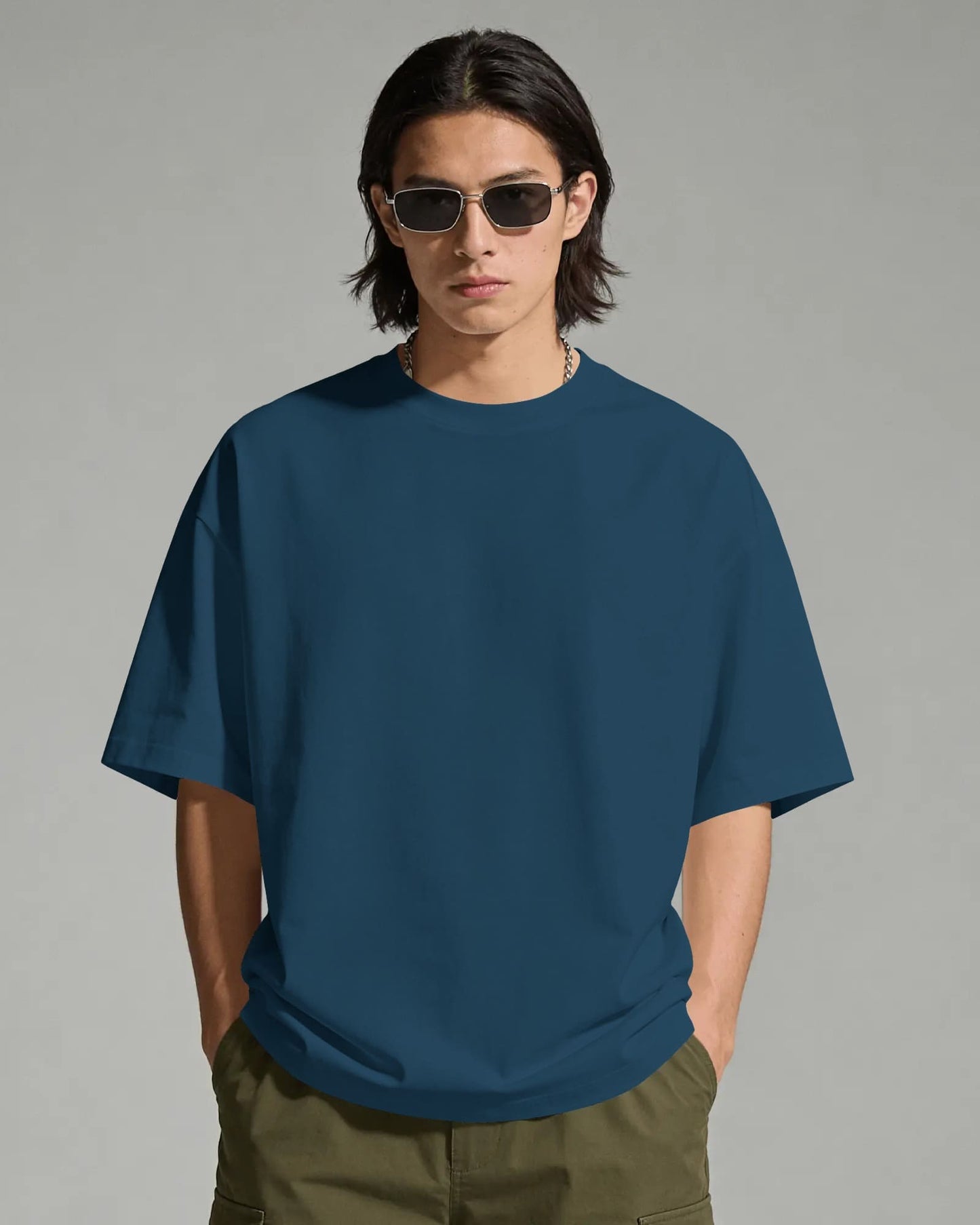 Plain- Men  Oversize T-Shirts
